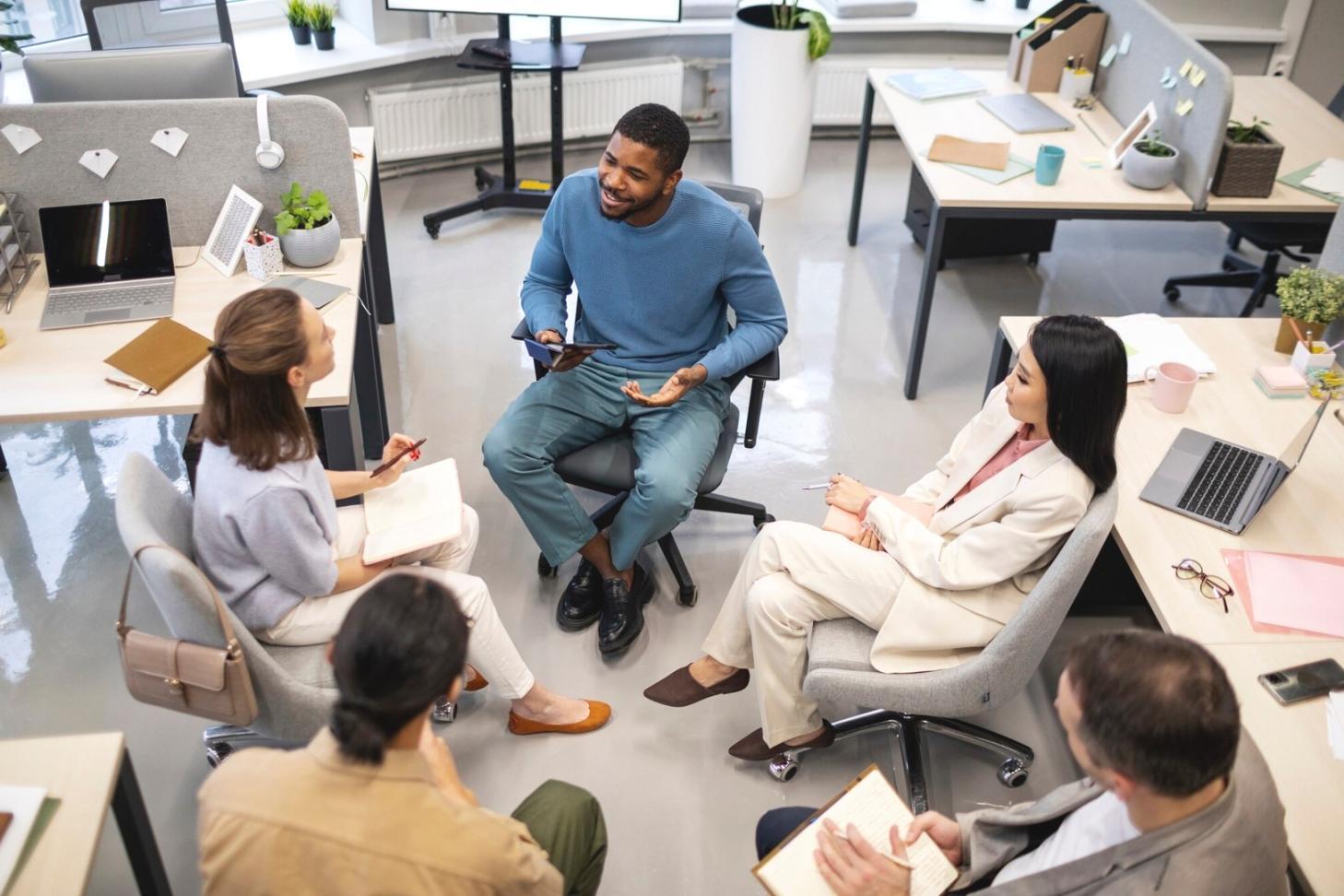 Early workshop sessions in community setting